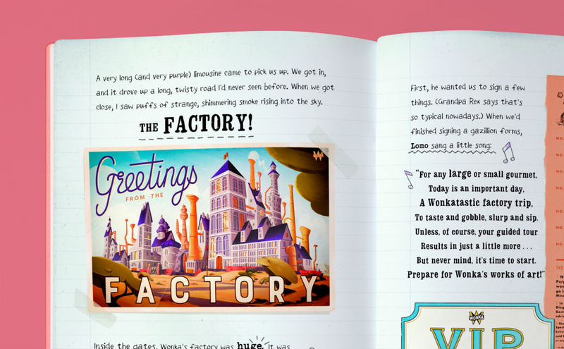 Illustration for article titled Thanks to These Books, Everyone Can Take a Unique Journey to Willy Wonka's Chocolate Factory